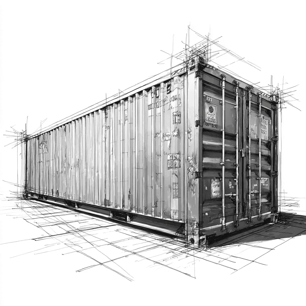 container sketch