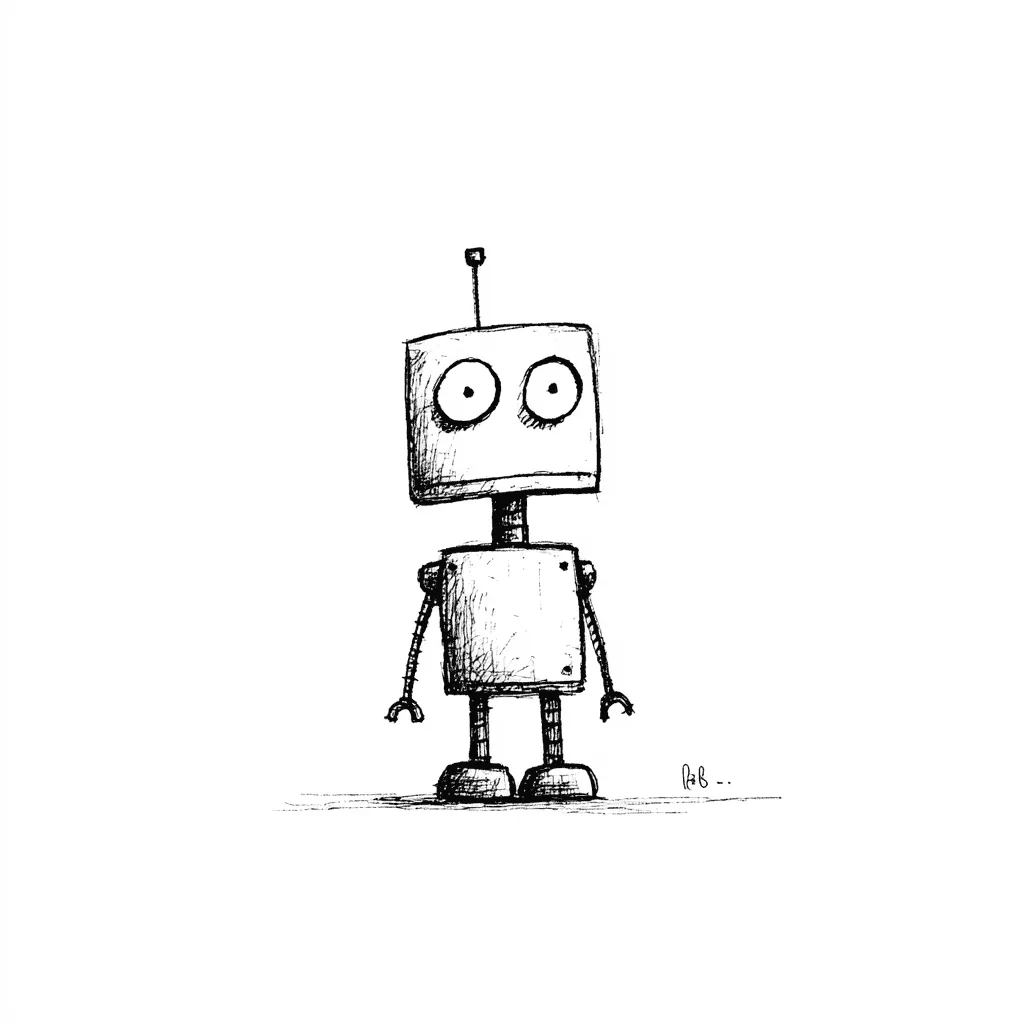 suprised robot