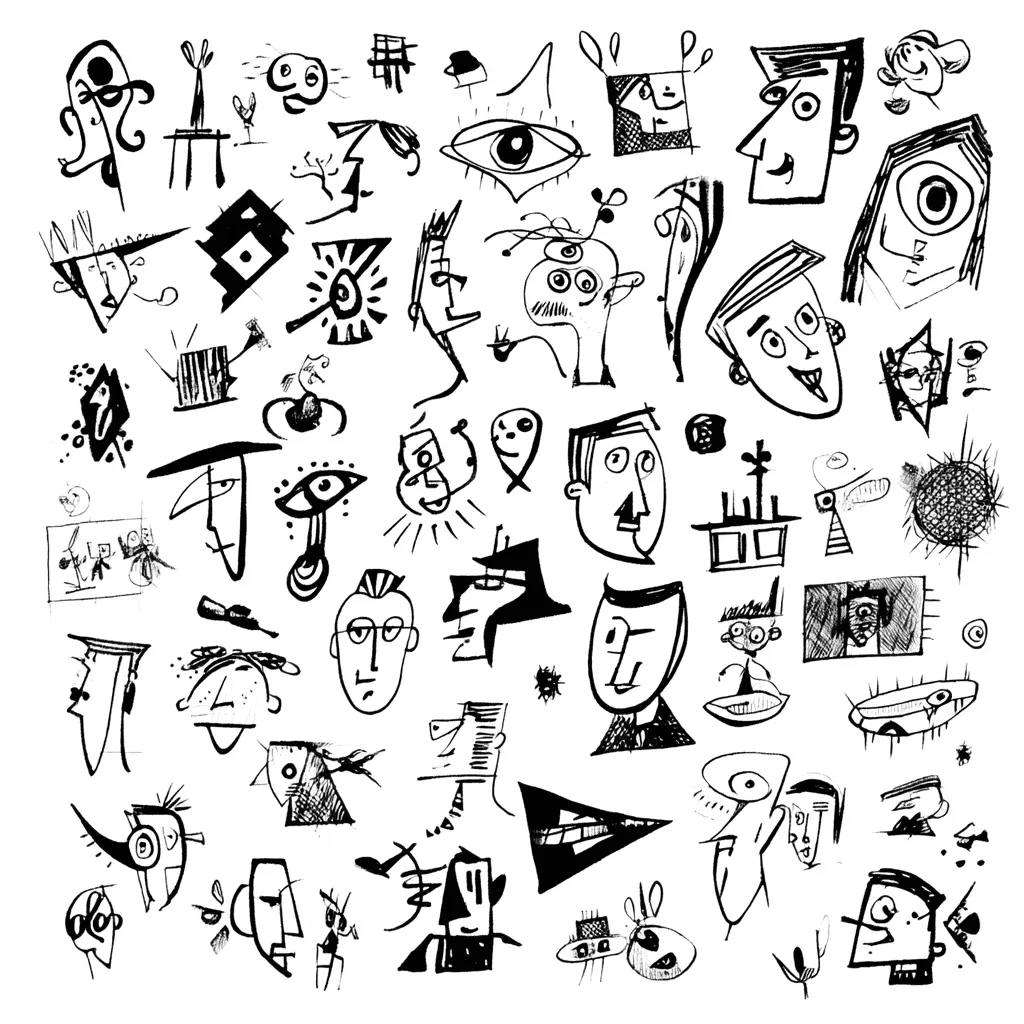 small drawings of different things